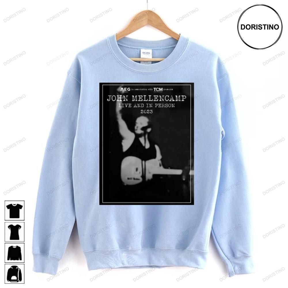 Live And In Person 2023 John Mellencamp Limited Edition T-shirts